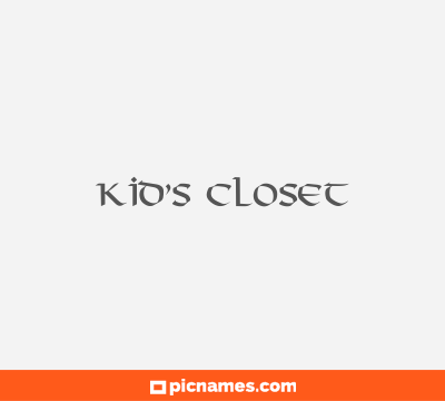 Kid’s Closet